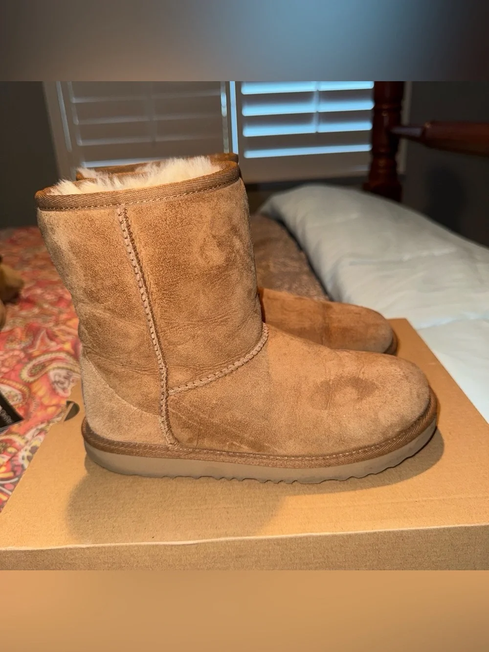 Classic Tan Suede Winter Boot - kids